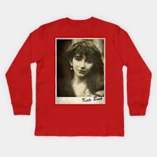 POSTER OLD KATE BUSH Kids Long Sleeve T-Shirt